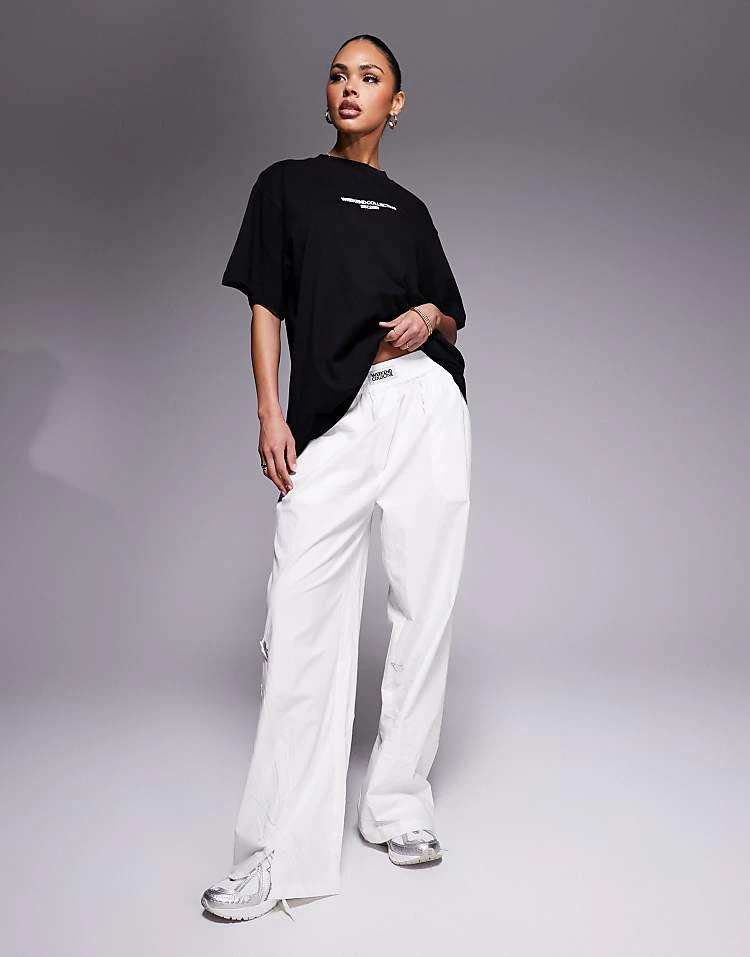 ASOS WEEKEND COLLECTIVE Weekend Collective Icon Oversized T-shirt With Bold Font Back Graphic In Black For Women 4 ASOS WEEKEND COLLECTIVE Weekend Collective Icon Oversized T-shirt With Bold Font Back Graphic In Black For Women - Image 4